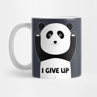 I give up funny panda Mug